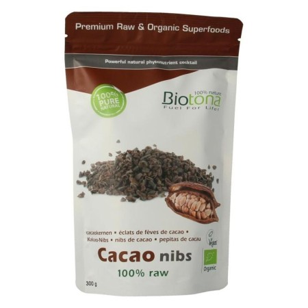 Biotona cacao nibs raw 300 g bio