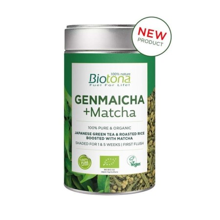 Biotona genmaicha + matcha 80 g bio