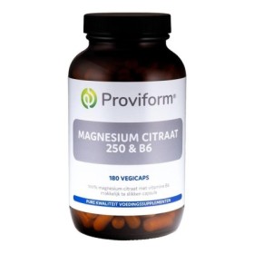 Magnesium citraat 250 en b6 180vcaps