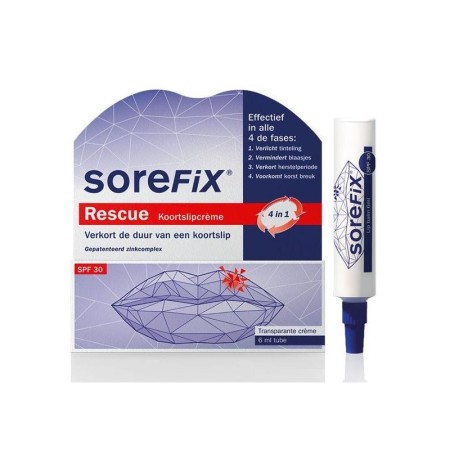 Sorefix rescue koortslipcrème 6ml