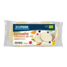 Biofood rijstwafels yoghurt bio
