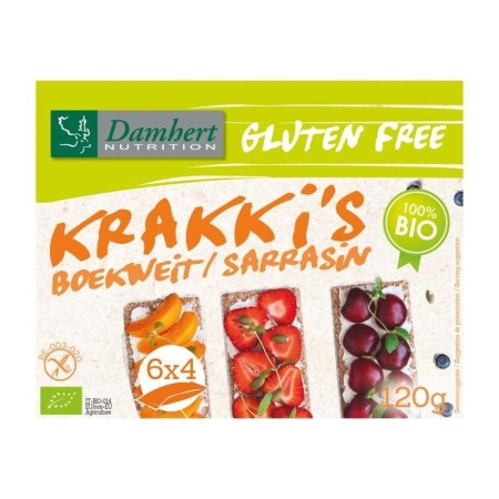 Gluten free boekweit krakki's bio