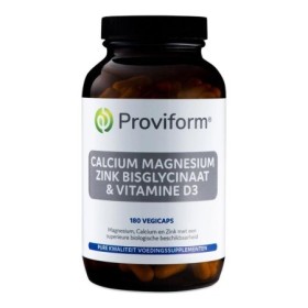 Calcium magnesium zink bisglycin &d3 180