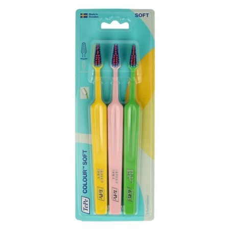 Tandenborstel colour soft 3x
