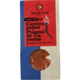 Cayennepeper gemalen