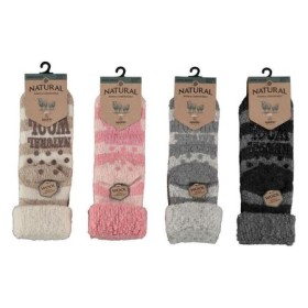 Slofsok dame gestreept 4 assorti 39-42