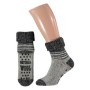 Slofsok grijs motief 43-46