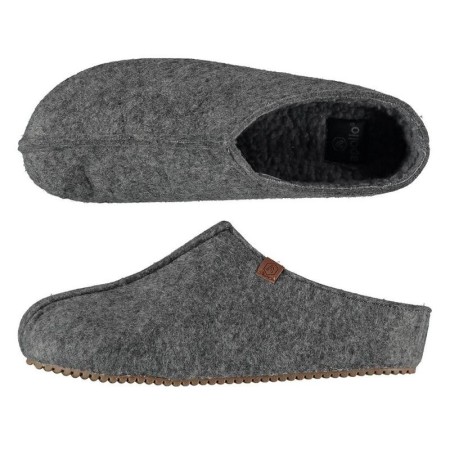 Zweedse slof heren grijs 43/44