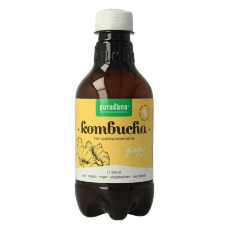 Kombucha drank gember 330 ml bio