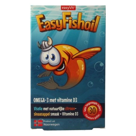 Easyfishoil 30kauwbare gellies