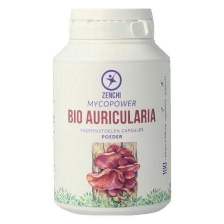 Bio auricularia p.poeder 100 caps