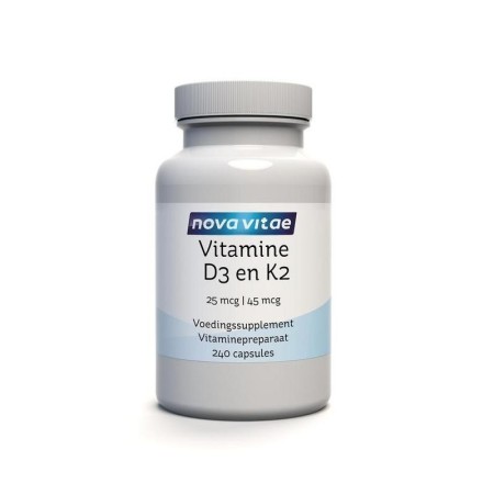 Vitamine d3 25mcg k2 45mcg