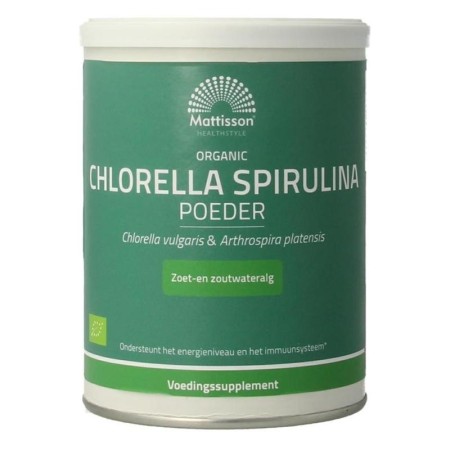 Organic chlorella sprirulina poeder 125g