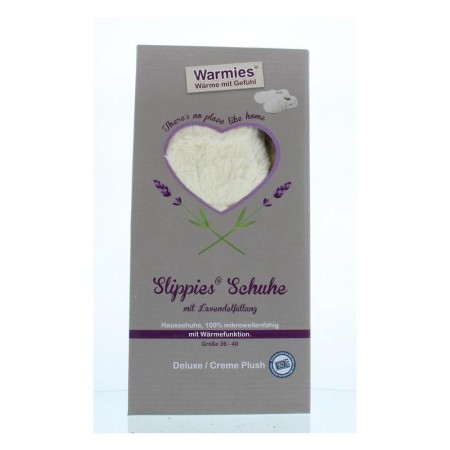 Slippies mt 4-7 creme plush **