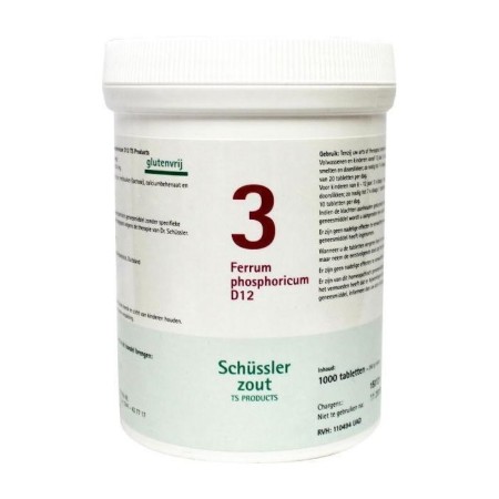 Schüssler nr. 03 ferrum phosphoricum d1