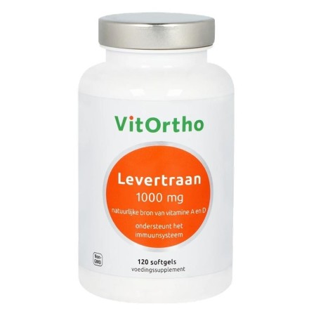 Levertraan 1000 mg 120 softgels