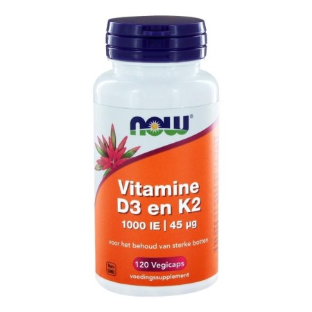 Vitamine d3 en k2 - 1000 ie 45 mcg