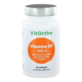 Vitamine d3 1000 ie 60 softgels