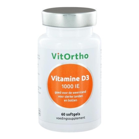 Vitamine d3 1000 ie 60 softgels