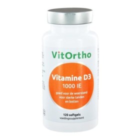 Vitamine d3 1000 ie 120 softgels