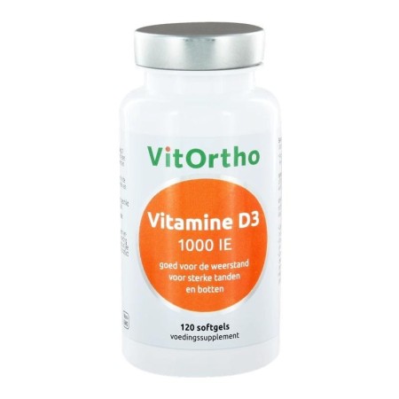 Vitamine d3 1000 ie 120 softgels