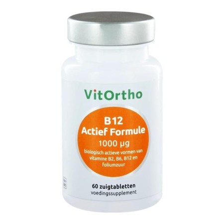 B12 actief formule 1000 mcg 60 zuigtabs