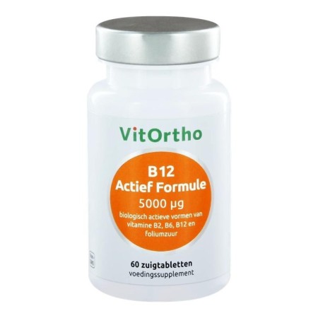 B12 actief formule 5000mcg 60zuigtabs