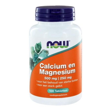 Calcium 500 mg en magnesium 250 mg 100 t