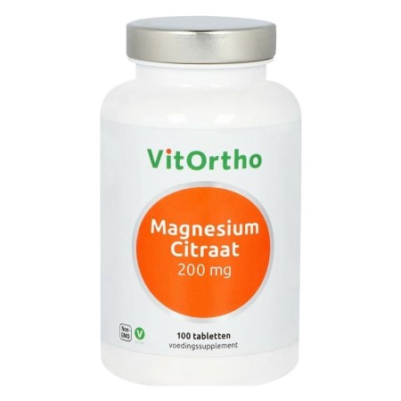 Magnesium citraat 200 mg 100 tabs