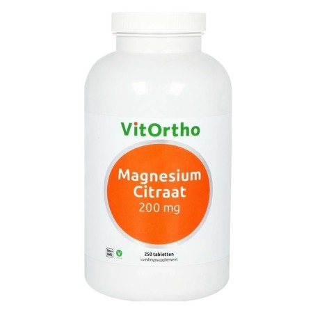 Magnesium citraat 200 mg 250 tabs