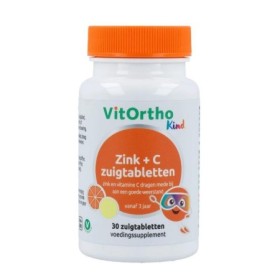 Zink + c zuigtabletten kind