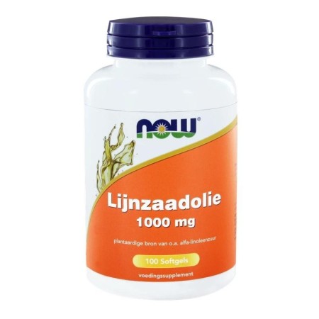 Lijnzaadolie 1000 mg 100 softgels