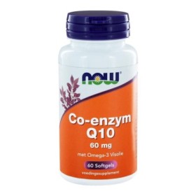 Co-enzym q10 60 mg met omega 3 visolie 6
