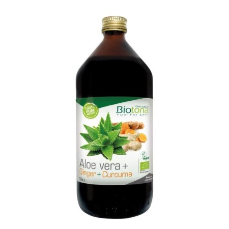 Aloe vera + ginger + curcuma 1000 ml bio