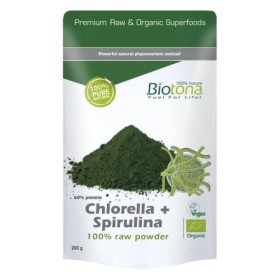 Chlorella + spirulina raw 200 g bio