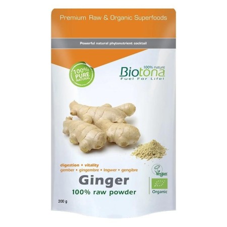 Biotona ginger raw 200g bio