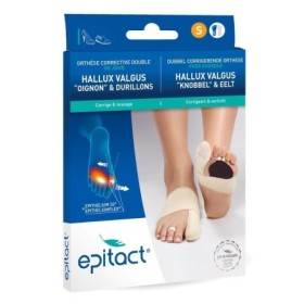 Hallux knobbel en eelt linker voet s