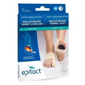 Hallux knobbel en eelt rechter voet med