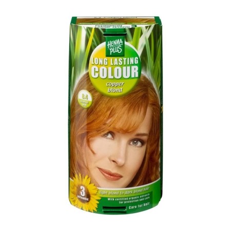 Long lasting colour copper blond 8.4