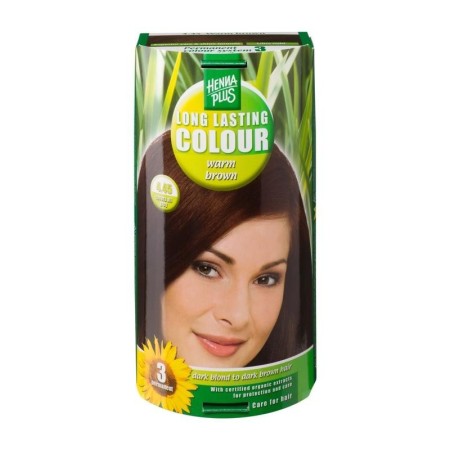 Long lasting colour warm brown 4.45
