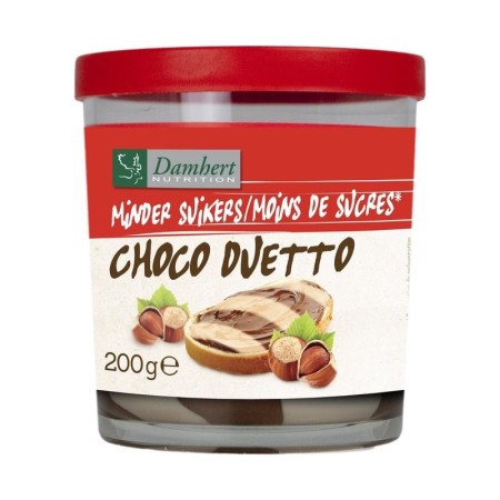 Minder suikers chocopasta duetto