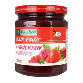Puur fruit confituur vier vruchten
