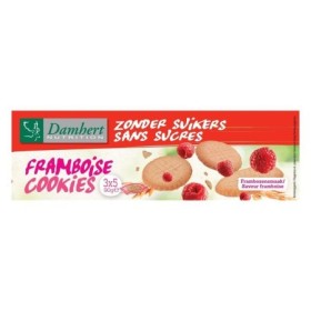 Zonder suikers framboise cookies