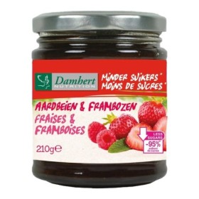 Low carb confituur framboos - aardbei