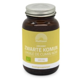 Bio zwarte komijn olie 500mg - 90 caps.