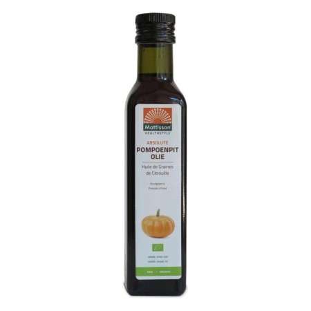 Bio pompoenpit olie raw 250ml