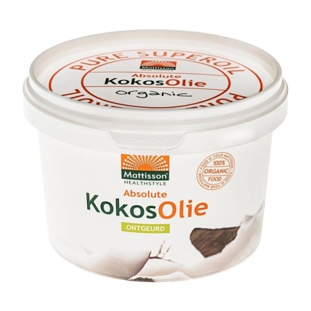 Bio kokos olie ontgeurd 500ml