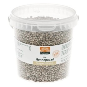Bio hennepzaad ongepeld raw 400g