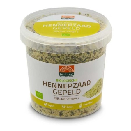 Bio hennepzaad gepeld raw 500g