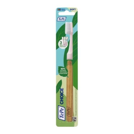 Tandeborstel choice regular soft pink 3x